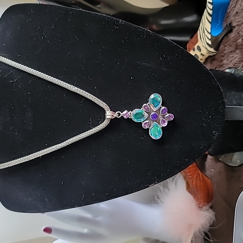 Sterling Statement Necklace